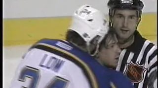 Mike Danton (St.Louis Blues) vs. Jordin Tootoo (Nashville Predators) October 16, 2003