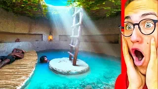 They Made The BEST SECRET UNDERGROUND POOL HOUSE!