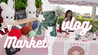 Crochet Market vlog ! +how much $$ I made :)