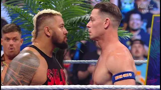 Solo Sikoa attacks John Cena - WWE SmackDown 9/15/2023