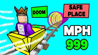 I PICK A DOOMED TRACK on Roblox Cart Ride