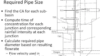 CE 433 Class 2 (8/29/2013) Rational Method,Stormwater Design, Time of Concentration