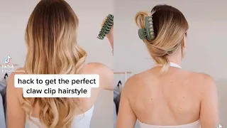 Hack for the Perfect Claw Clip Hairstyle