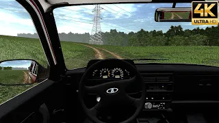 Lada Niva (VAZ 21214 ) - Off roading - City Car Driving - Normal driving - Logitech G29 - 4K