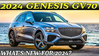 2024 Genesis GV70 || What's New for 2024? || Pricing and Which One to Buy