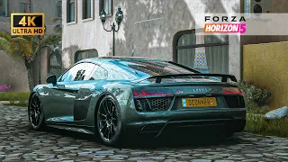 Audi R8 V10 Plus - Forza Horizon 5 | Gameplay 4K