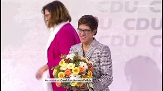 Wahl von Annegret Kramp-Karrenbauer zur CDU-Vorsitzenden auf dem Parteitag  am 07.12.18