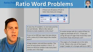 Solving Ratio Word Problems