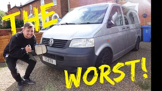 Fixing The WORST thing about a VW Transporter T5 - Fitting Facelift Wing Mirrors