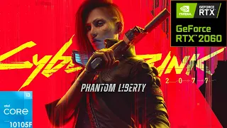 RTX 2060 6GB - Cyberpunk 2077 : Phantom Liberty 1080p Max settings Without DLSS & RT