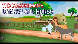 The Washerman's Donkey and Horse  | Moral Children Story | English Narration  - Popcorn Videos