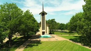 Eisenhower Presidential Library - aerial footage