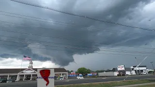 Tornado warned supercell Summitville Indiana 6/25/23