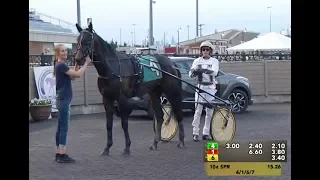 Greenshoe & B Sears wins NYSS 3 y o C/G 1st Leg in 1:51.2 (1.09,2), Sheena´s Boy & Å Svanstedt 2nd.