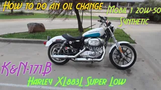 How To Do An Oil Change On A Harley Xl883l Superlow