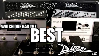 DIEZEL AMPS | Comparing Diezel models on the Ampero, GE200, GE250 and AXE-FX III