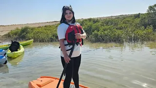 Kayaking paddling experience in Qatar 🇶🇦