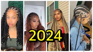 2024 Trending Braids Hairstyles For Classy Babes