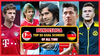 Bundesliga Top 50 Goal Scorers of All Time (GOWL FOOTBALL) Football History