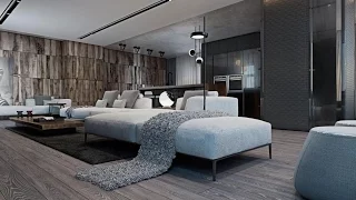 This Cozy Contemporary Apartment is located in Kyiv, Ukraine, Designed by Irina Dzhemesiuk.