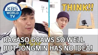 Racaso draws so well but Jongmin has no idea! [2 Days & 1 Night Season 4/ENG/2020.02.16]