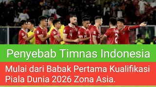 Penyebab Timnas Indonesia Mulai dari Babak Pertama Kualifikasi Piala Dunia 2026 Zona Asia.