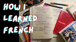 Comment j'ai appris le français 💪😤🥖🇫🇷  How I learned French