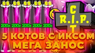 ПОЙМАЛ 5 КОТОВ С ИКСОМ И ЗАНЕС ????Х В СЛОТЕ RIP CITY | ALL IN И ЗАНОСЫ НЕДЕЛИ В CRAZY TIME ОНЛАЙН