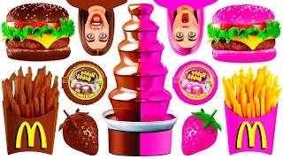 Desafío De Comida Real vs. De Comida Chocolate por CRAFTooNS Challenge
