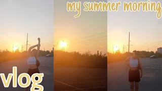 vlog|my summer morning|мое летнее утро 🤍