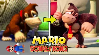 Mario VS Donkey Kong GRAPHICS COMPARISON (GBA VS Nintendo Switch)