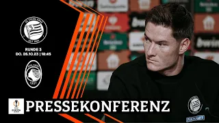 🎙️ | Die PK vor dem Heimspiel gegen Atalanta Bergamo | UEFA Europa League | 3. Spieltag