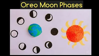Phases of Moon🌒 # Illustrate Moon phase with Oreo Biscuits