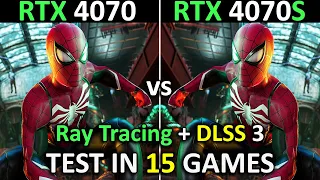 RTX 4070 vs RTX 4070 SUPER | Test in 15 Games | 1440p - 2160p | Performance battle! 🔥 | 2024