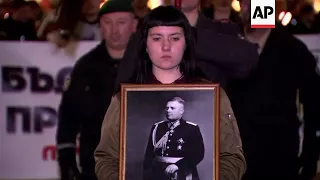 Bulgarian nationalists march to honour WWII pro-Nazi general