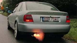 A4B5 1.8T quattro - 2,75" exhaust sound / dźwięk silnika