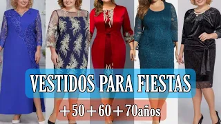 VESTIDOS DE FIESTA PARA SEÑORAS 50+60+70 años/Los vestidos de fiestas más hermosos