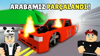 Arabamız Parçalandı ve Yandı !! - Roblox Brookhaven