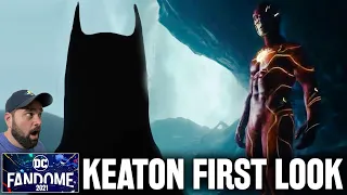 The Flash (2022) Michael Keaton Batman REVEALED in DC Fandome Teaser- Reaction!