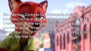 Collecting Zootopia Dubs!