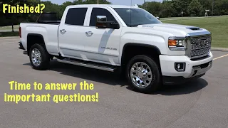 Completing the rebuild of the 2019 GMC Sierra Denali HD and answering the important questions Part 7