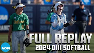 2024 NCAA DIII softball championship series Game 2 | FULL REPLAY