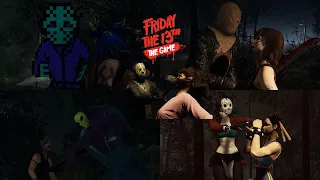 Custom Jasons are Killing Counselors - Friday the 13th: The Game (NES, Sack Head 2009, Ghost Jason)