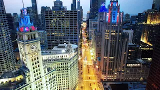 Chicago by Night  |  4K Drone Footage
