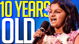 10-Year-Old Indian Girl BLOWS Everyone Away With HUGE Voice! Can She Win?