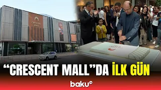 “Crescent Mall” sakinlərin istifadəsinə verildi