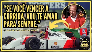 "P*ta merda! Deixei o Ayrton emocionado antes da largada."