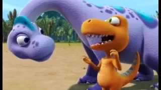 Поезд динозавров Сонни Зауропосейдон Мультфильм для детей про динозавров