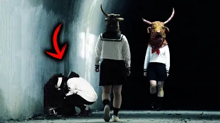 "Ox Head Sisters" Ghost Prank at Haunted Places in Japan -Short Film-