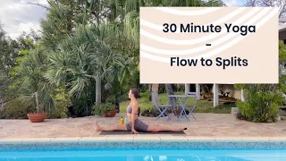 Yoga Flow to Splits | 30 Minute Hamstring Vinyasa Yoga Class | Hanumanasana | With Tara Fitzpatrick